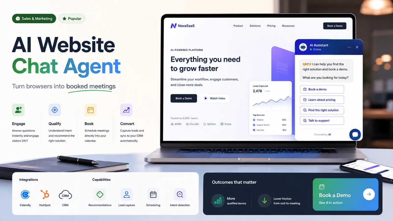 AI Website Chat Agent